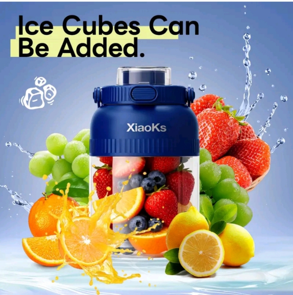 Blue Fruit Infuser Water Bottle